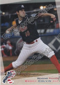 2012 Reading Phillies 2nd Brody Colvin