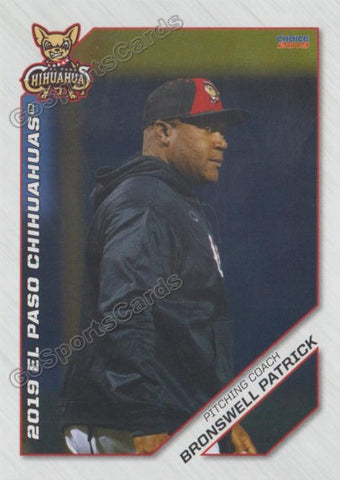 2019 El Paso Chihuahuas Bronswell Patrick