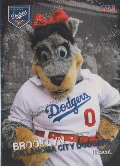 2015 Oklahoma City Dodgers Brooklyn Mascot