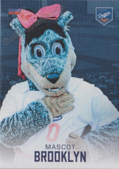 2021 Oklahoma City Dodgers Brooklyn Mascot