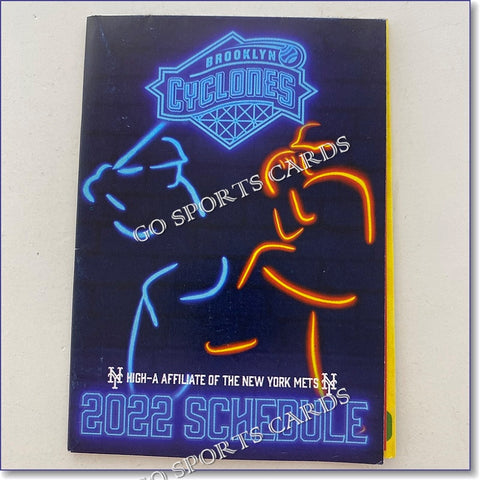 2022 Brooklyn Cyclones Pocket Schedule 