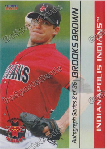 2013 Indianapolis Indians Brooks Brown
