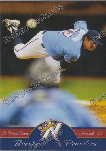 2013 Northwest Arkansas Naturals Brooks Pounders