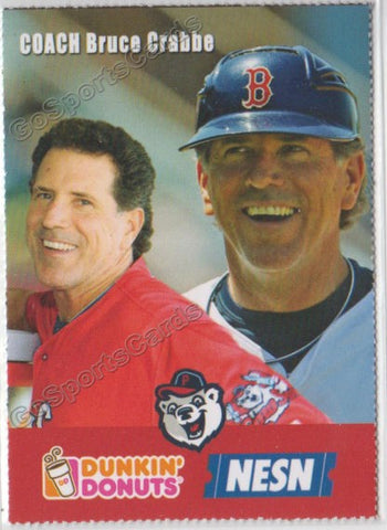 2018 Pawtucket Red Sox Dunkin Donuts SGA Bruce Crabbe
