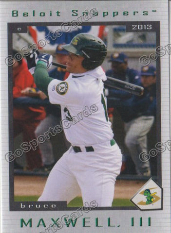 2013 Beloit Snappers Bruce Maxwell III