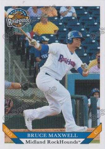 2015 Midland RockHounds Bruce Maxwell