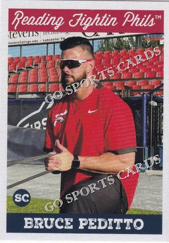 2022 Reading Fightin Phils 2nd Bruce Peditto