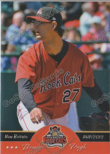 2013 New Britain Rock Cats Bruce Pugh