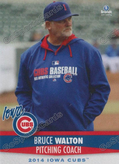 2014 Iowa Cubs Bruce Walton