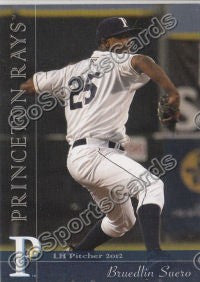 2012 Princeton Rays Bruedlin Suero