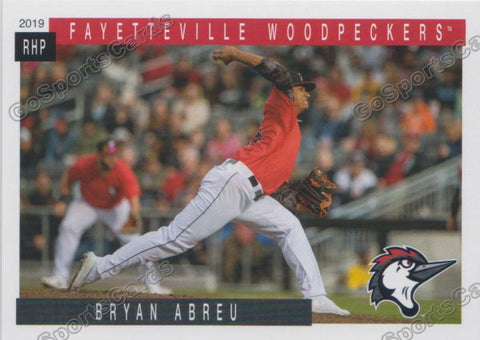 2019 Fayetteville Woodpeckers Bryan Abreu