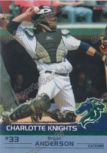 2013 Charlotte Knights Bryan Anderson