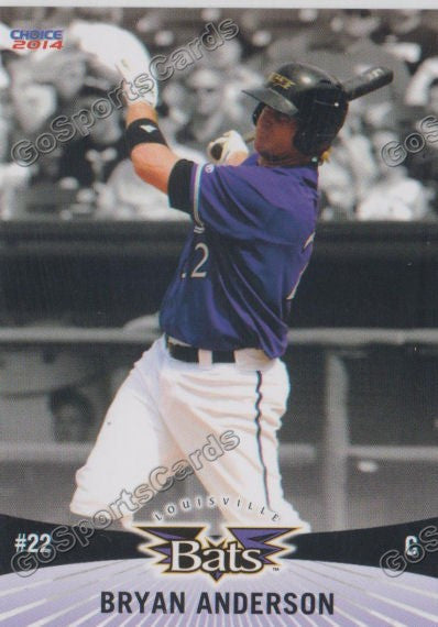 2014 Louisville Bats Bryan Anderson