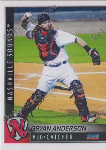 2016 Nashville Sounds Bryan Anderson