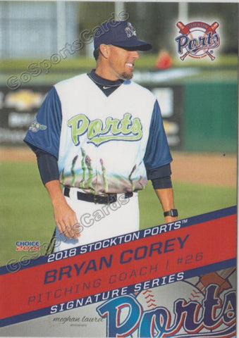 2018 Stockton Ports Bryan Corey