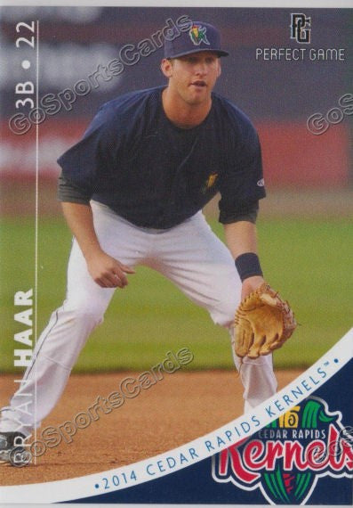 2014 Cedar Rapids Kernels Bryan Haar