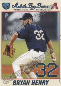 2011 Mobile BayBears Bryan Henry