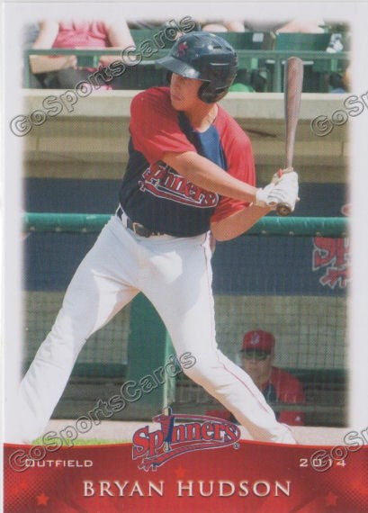 2014 Lowell Spinners Bryan Hudson