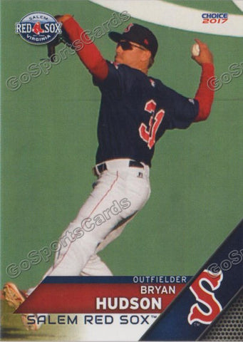 2017 Salem Red Sox Bryan Hudson