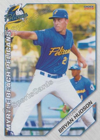 2019 Myrtle Beach Pelicans Bryan Hudson