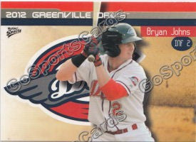 2012 Greenville Drive Bryan Johns