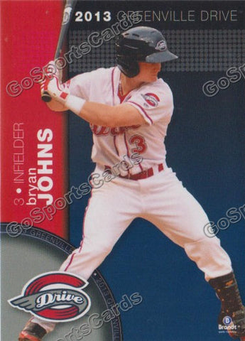 2013 Greenville Drive Bryan Johns