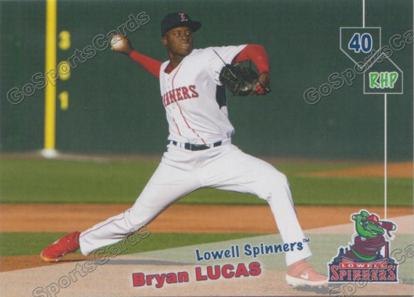 2019 Lowell Spinners Bryan Lucas