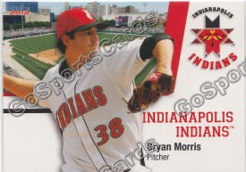 2012 Indianapolis Indians Bryan Morris