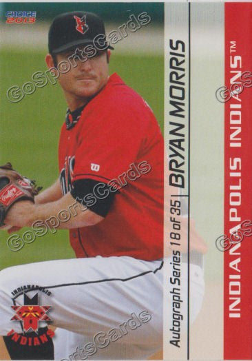2013 Indianapolis Indians Bryan Morris