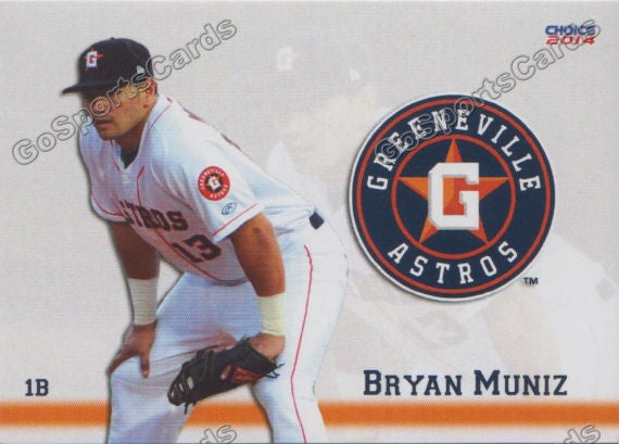 2014 Greeneville Astros Bryan Muniz