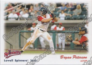 2010 Lowell Spinners Bryan Peterson