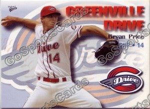 2009 Greenville Drive Bryan Price