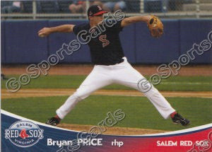 2009 Salem Red Sox Bryan Price