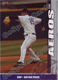 2010 Akron Aeros Bryan Price