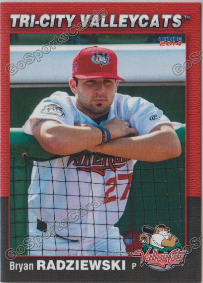 2014 Tri City ValleyCats Bryan Radziewski