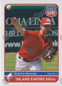2012 Inland Empire 66ers Bryant George
