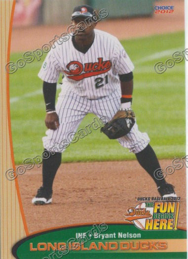2012 Long Island Ducks Bryant Nelson