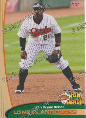 2012 Long Island Ducks Bryant Nelson