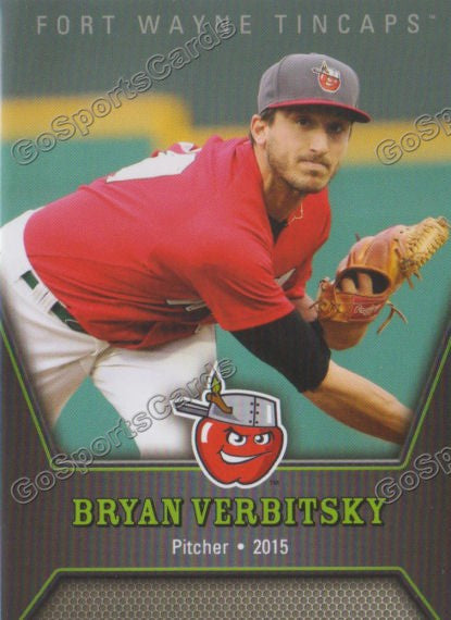 2015 Fort Wayne Tincaps Bryan Verbitsky