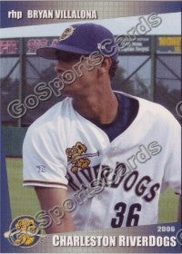 2006 Charleston RiverDogs Bryan Villalona