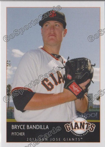 2013 San Jose Giants Bryce Bandilla