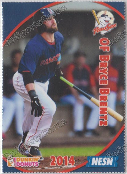 2014 Pawtucket Red Sox SGA Dunkin Donuts Bryce Brentz