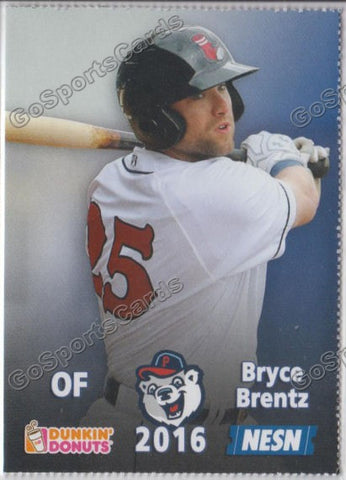 2016 Pawtucket Red Sox SGA Dunkin Donuts Bryce Brentz