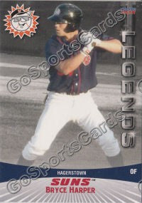2011 Hagerstown Suns Legends Bryce Harper #01