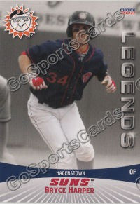 2011 Hagerstown Suns Legends Bryce Harper #06