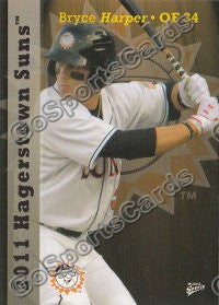 2011 Hagerstown Suns Bryce Harper Stadium Give Away (SGA No#)