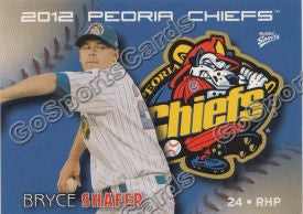 2012 Peoria Chiefs Bryce Shafer