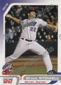 2012 Akron Aeros Bryce Stowell