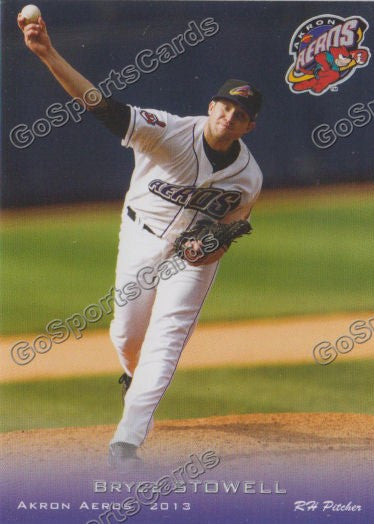 2013 Akron Aeros Bryce Stowell