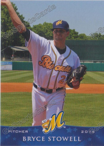 2014 Montgomery Biscuits Bryce Stowell